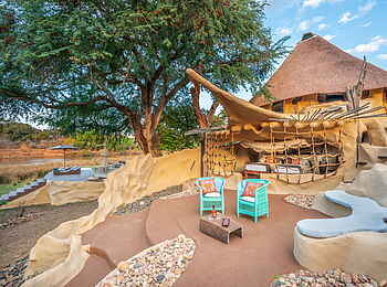 Time + Tide Chongwe House: Blick auf das zweite Gästezimmer Time + Tide Chongwe House: Blick auf das zweite Gästezimmer