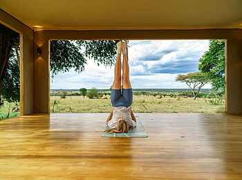 Warangi Ridge Lodge: Yogaraum