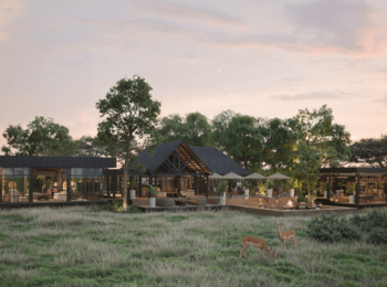 andBeyond Phinda Vlei Lodge: Außenansicht Gemeinschaftsbereich