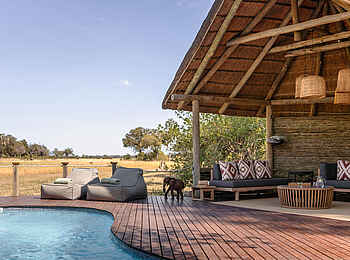 Chitabe Lediba Camp: Am Pooldeck