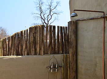 Chobe Elephant Camp: Außendusche Chobe Elephant Camp: Außendusche