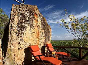 Elsa's Kopje: Veranda der Suite Elsa's Kopje: Veranda der Suite