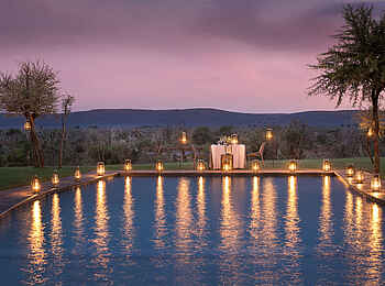 Madikwe Safari Lodge Lelapa: Privates Dinner am Pool