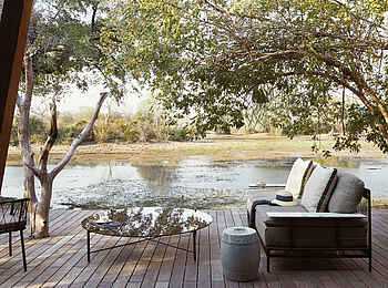 Molori Mashuma Luxury Tented Camp: Premier Tented Suite - Terrasse