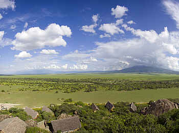 Olduvai Camp: Blick in die Savanne