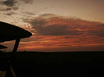 Tau Pan Camp: Sonnenaufgang