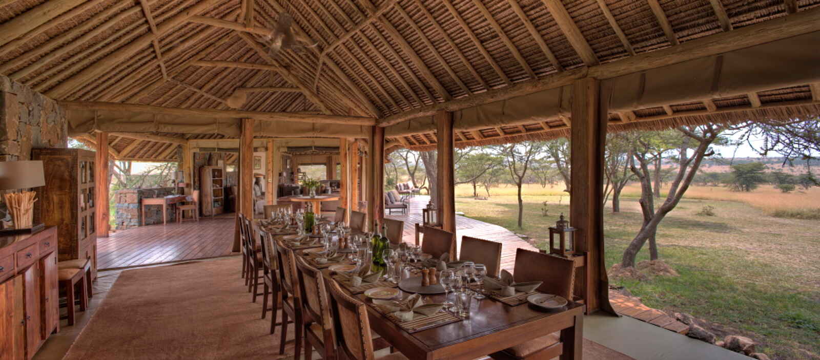 Naboisho Camp: Dining-Bereich Naboisho Camp: Dining-Bereich