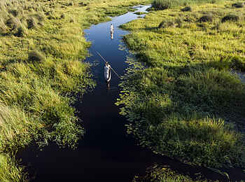 Sanctuary Stanley's Camp: Luftaufnahme von den Mokorotouren