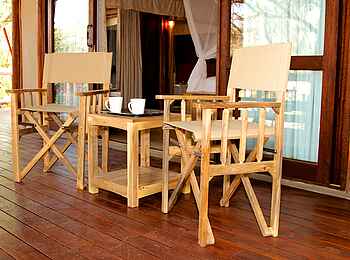 Tuli Safari Lodge Mashatu: Morgenkaffee