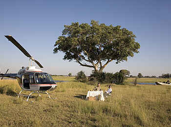 Belmond Eagle Island Lodge: Mit dem Helikopter zum Lunch Belmond Eagle Island Lodge: Mit dem Helikopter zum Lunch