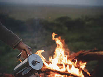 Charlie Sanjan Safari Camp: Kaffeepause