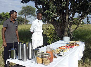 Grumeti Hills Camp: Bushbuffet