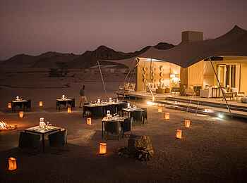 Hoanib Skeleton Coast Camp: Abendstimmung