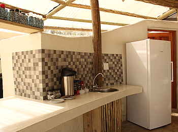 Khwai Guest House: Gemeinschaftsküche Khwai Guest House: Gemeinschaftsküche