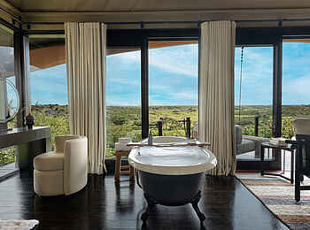 Mahali Mzuri: Badezimmer Luxury Zeltsuite