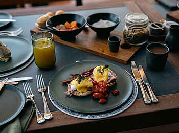 Simbambili Game Lodge: Frühstück