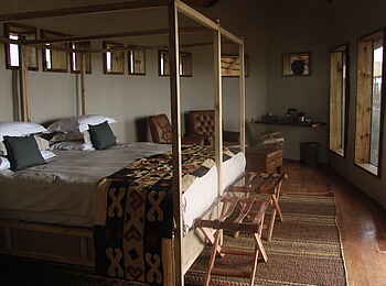 Tau Pan Camp: Doppelbett