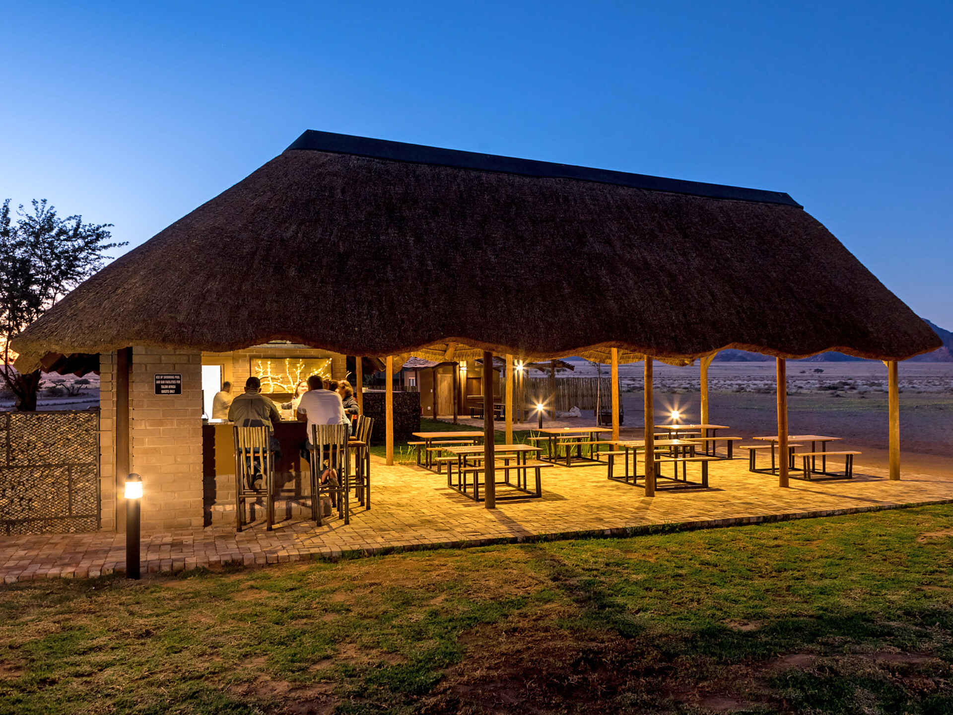 Desert Camp: Bar im Gemeinschaftsbereich