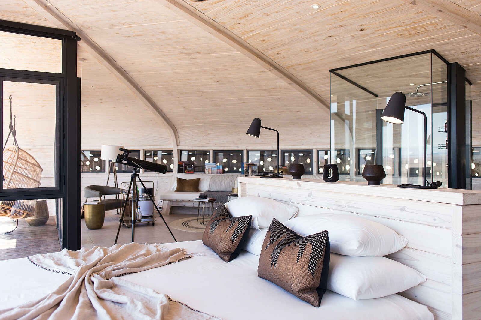 Desert Whisper Villa: Blick in die Lounge Desert Whisper Villa: Blick in die Lounge