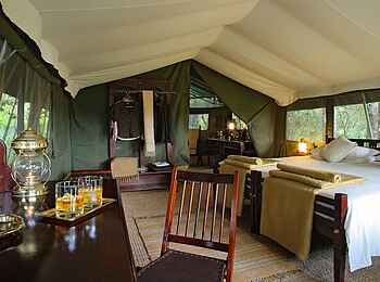 Elephant Pepper Camp: Zeltinterieur Elephant Pepper Camp: Zeltinterieur