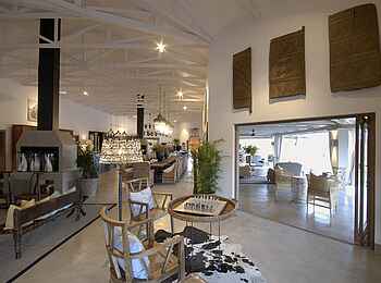 Mushara Outpost: Blick zur Veranda