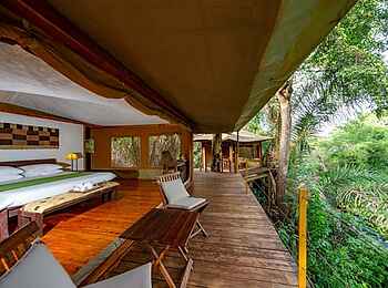 Rhino River Camp: Gästezelt Rhino River Camp: Gästezelt