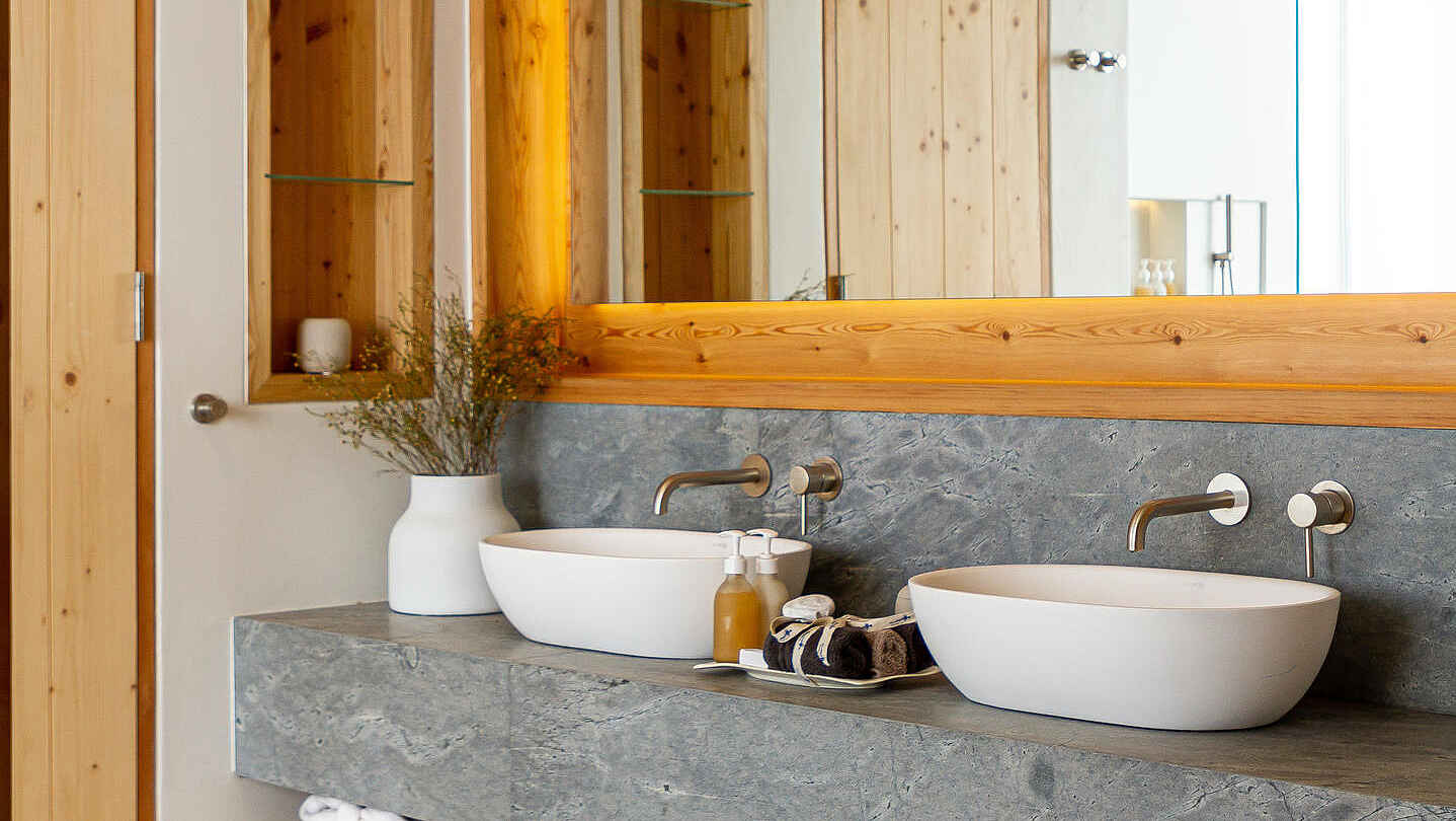 Strandloper Ocean Boutiquehotel: Ocean King Suite Waschtisch Strandloper Ocean Boutiquehotel: Ocean King Suite Waschtisch
