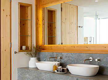 Strandloper Ocean Boutiquehotel: Ocean King Suite Waschtisch