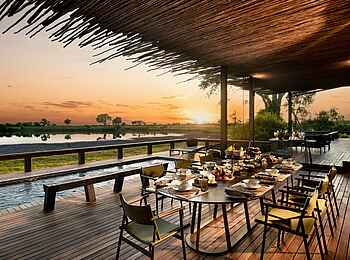 Daunara Safari Camp: Blick von der Terrasse