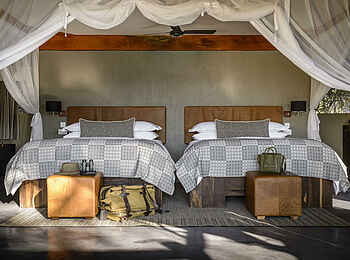 Sanguni Safari Lodge: Ein Zweibettzimmer