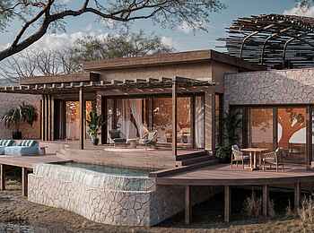 Shisaka Camp: Außenansicht Suite
