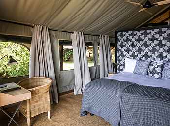 Time + Tide Chongwe Camp: Gästezelt mit grauem Design