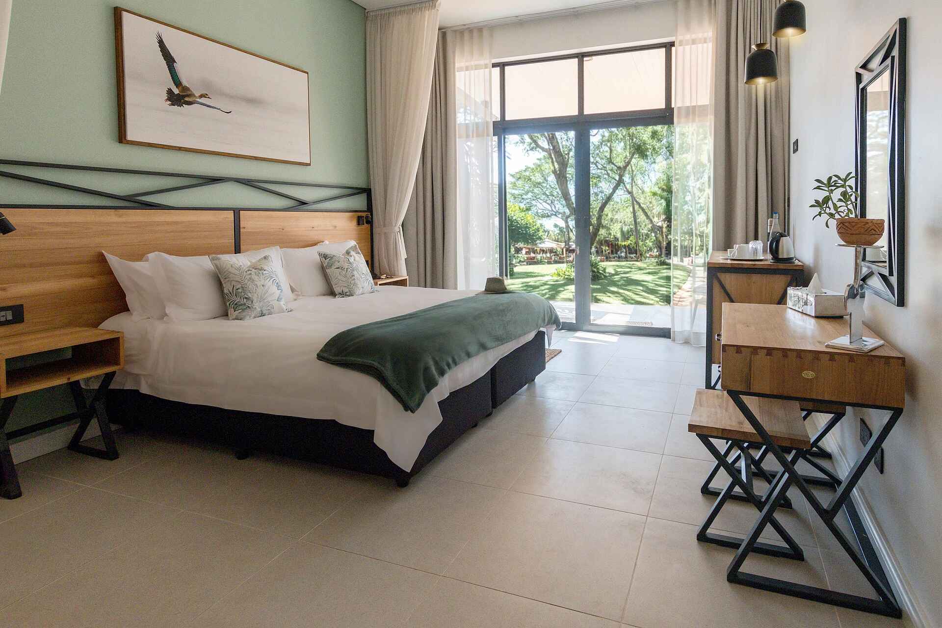 Waterfalls Lodge: Doppelbett