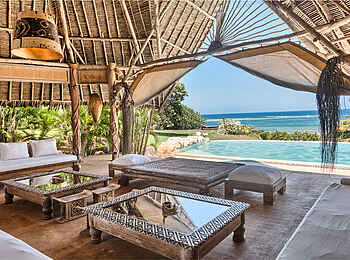 Alfajiri Villas: Garden Villa Aussicht