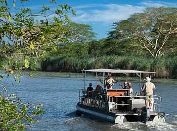 andBeyond Phinda Vlei Lodge: Bootsfahrt