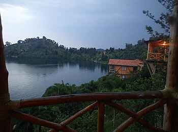 Cormoran Lodge: Ausblick von Balkon