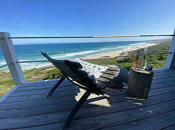 Lekkerwater Beach Lodge: Veranda Lekkerwater Beach Lodge: Veranda