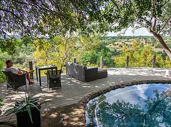 Leopard Hills: Am Pool