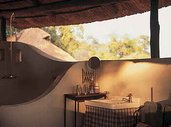 Nsefu Camp: Gästebad