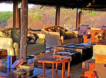 Serengeti Pioneer Camp: Lounge-Interieur Serengeti Pioneer Camp: Lounge-Interieur