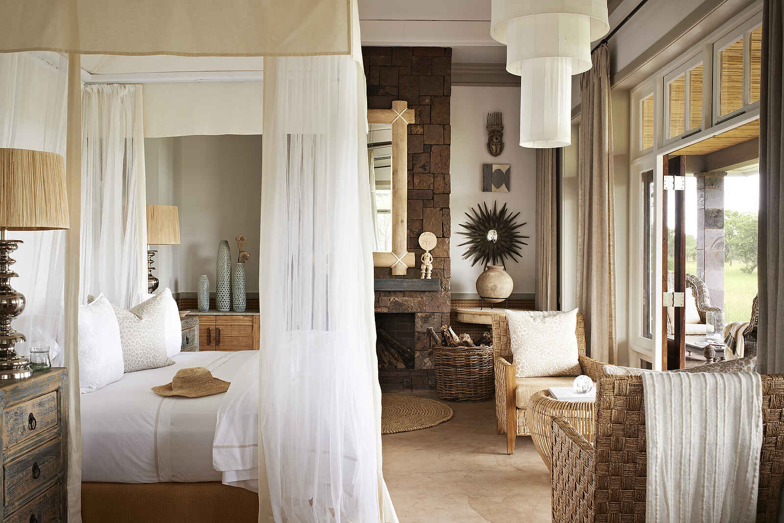 Singita Serengeti House: Schlafzimmer Singita Serengeti House: Schlafzimmer