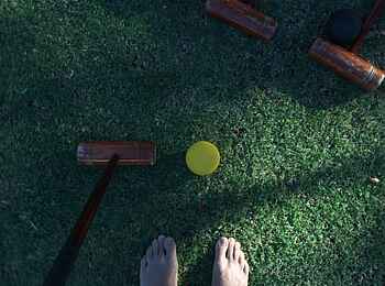 Babylonstoren: Croquet Spiel