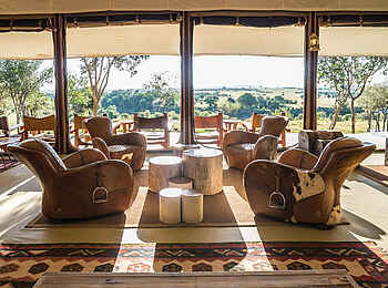 Entim Masai Mara: Nachmittagssonne in der Lounge
