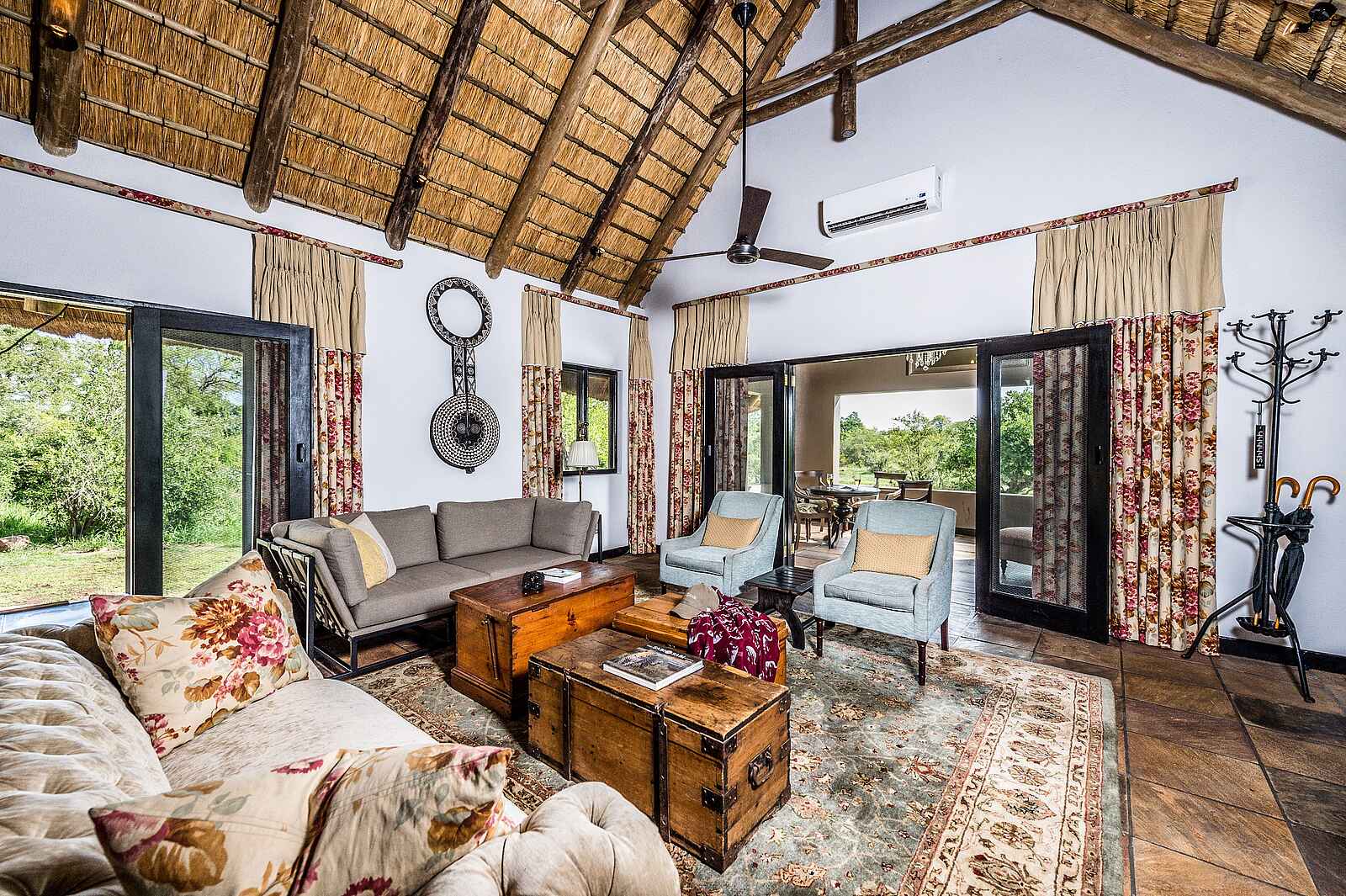 Sabi Sabi Selati Camp: Die Lounge der Ivory Suite Sabi Sabi Selati Camp: Die Lounge der Ivory Suite