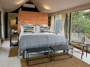 Simbavati River Lodge: Schlafzimmer