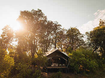 Chitabe Camp: Standard Tent Ansicht