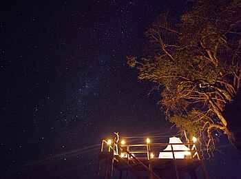 Kanana-Nyana-Camp: Nachts