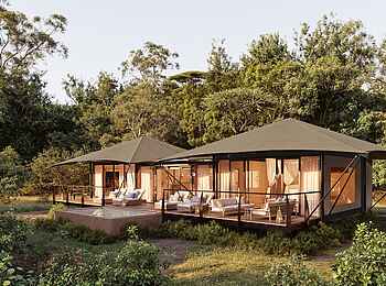 Musesenji River Camp: Außenansicht Familiensuite