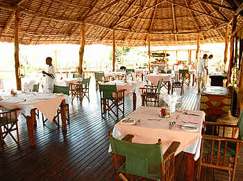 Selous Impala Camp: Essbereich