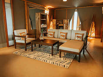 Soroi Luxury Migration Camp: Lounge Familieneinheit